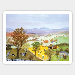 grandma moses Sticker